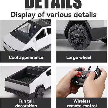 Cyber Truck Remote Control Car for Kids, 2.4GHz Wireless RC Toy Car, 1:14 Scale Pickup Vehicle with Controller, 4+ Years