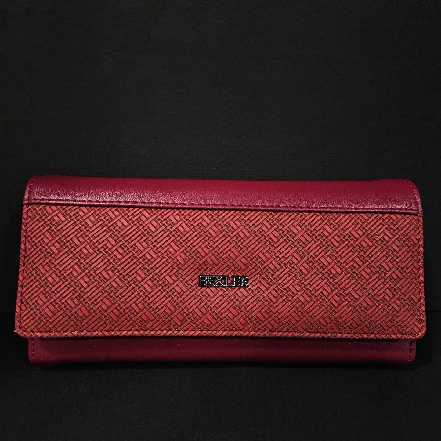 Leather Thin Slim Wallets for Women with magnetic Button