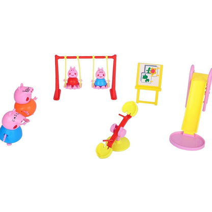 Pig Family Playground Fun Playtime Set 4 Pcs Figurines
