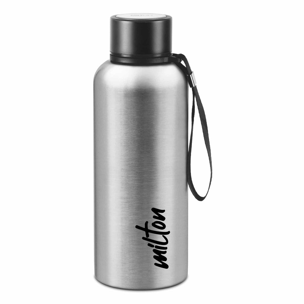 MILTON Torque 500 ISI Certified Stainless Steel Water Bottle, Leak Proof, Rust Proof, Single walled,1 Yr Warranty, Ideal Sipper Water Bottle for School Kids Bottle,500ml