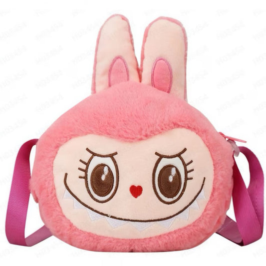 Labubu Attractive premium soft fur trendy bag