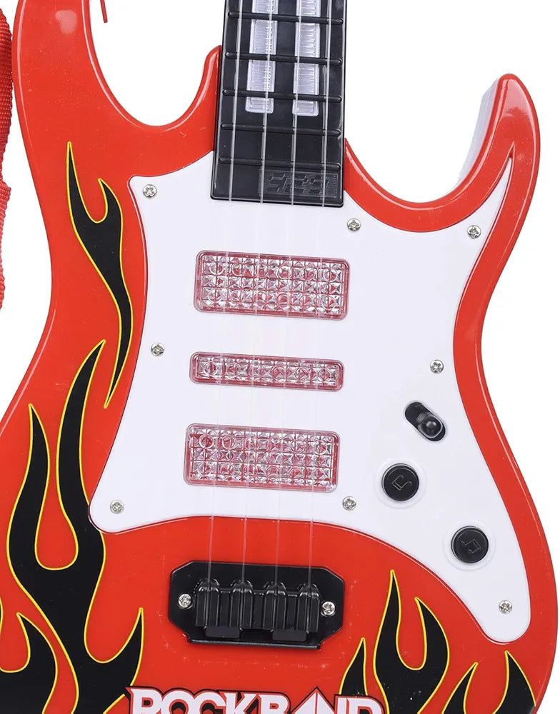 The Rock Band music guitar iconic Rock and Roll style the best welcome gifts for the children pop music fetching lights