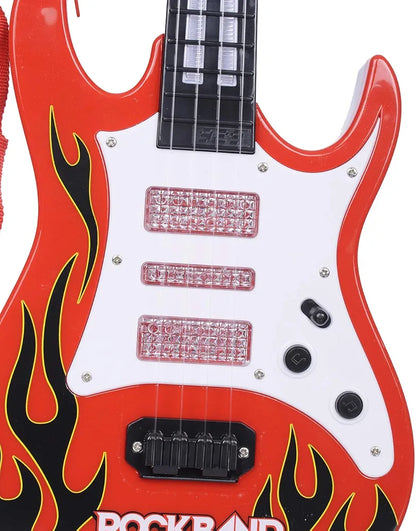 The Rock Band music guitar iconic Rock and Roll style the best welcome gifts for the children pop music fetching lights