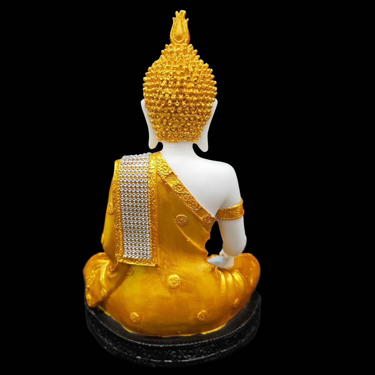Polyresin Sitting Buddha Idol Statue Showpiece for Home Decor Decoration Gift Gifting
