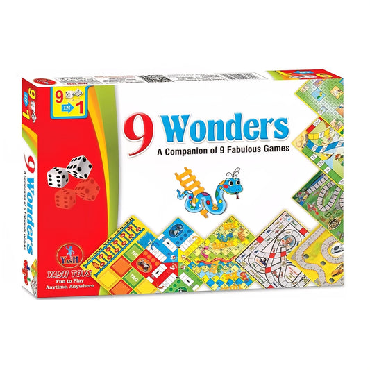 9 Wonder Games - A Companion of 9 Fabulous Games for Endless Entertainment