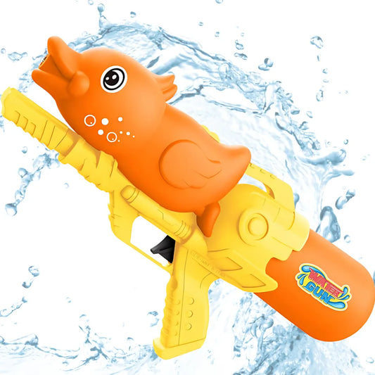 Lumo Cute Duck Holi Pichkari Water Gun Toy for Kids for Holi with High Pressure Mechanism Ideal Outdoor Toy for Pool & Beach Fun