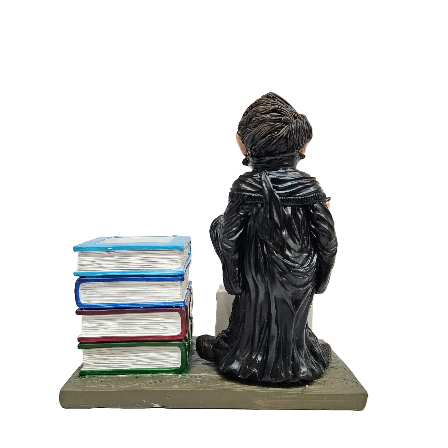 Lawyer Polyresin Figurine Sculpture Showpiece with Pen Stand and Card Holder / Lawyer Table Pen Stand / Desk Organizer with showpiece