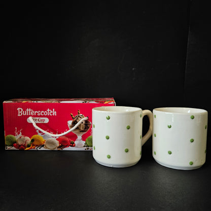Kanch Butterscotch 2 pieces set Coffee mugs Perfect for Return gifting purpose