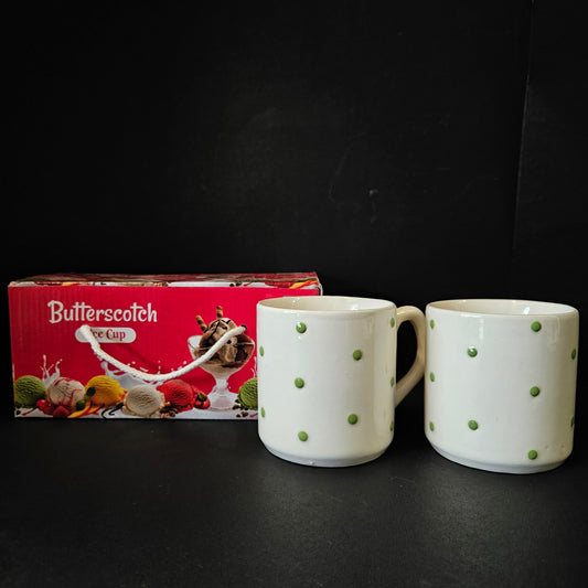 Kanch Butterscotch 2 pieces set Coffee mugs Perfect for Return gifting purpose