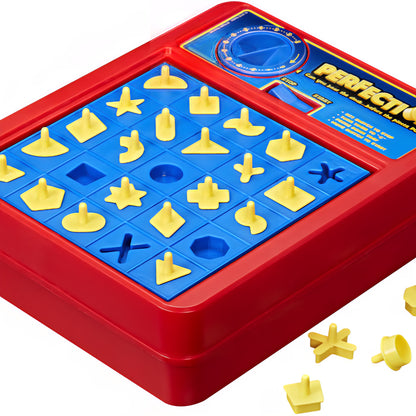 Perfection plus! Duel mode includes two set of shapes