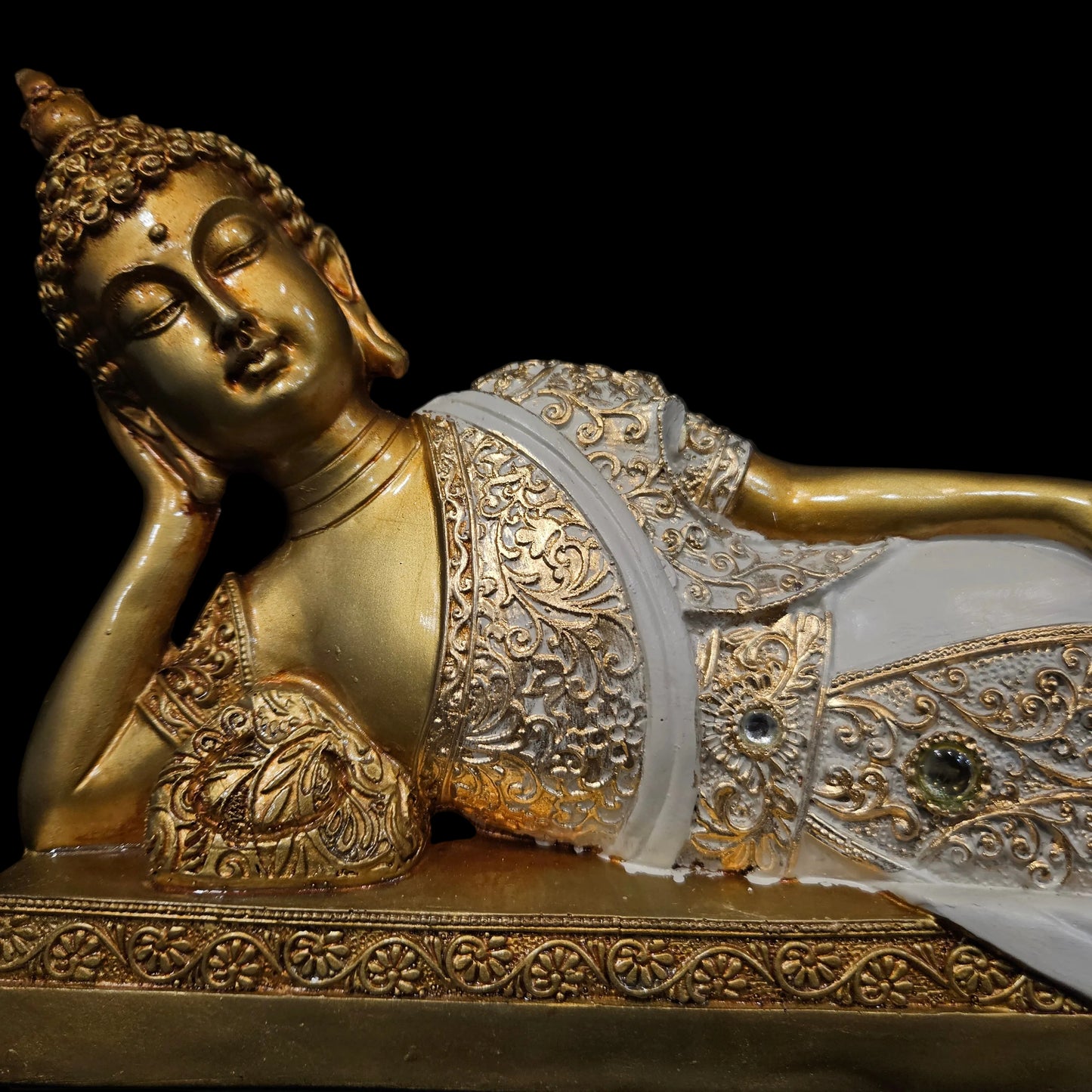 Reclining Attractive Designer Buddha Antique Showpiece