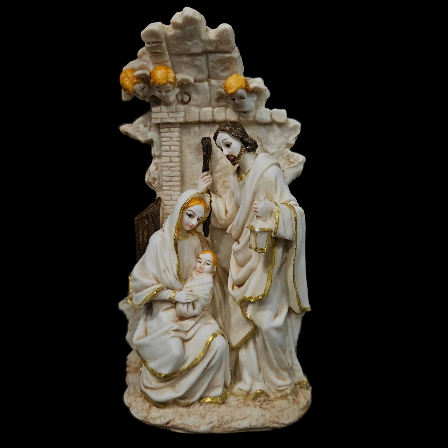 The Christian family with angels Statue Showpiece Figurine