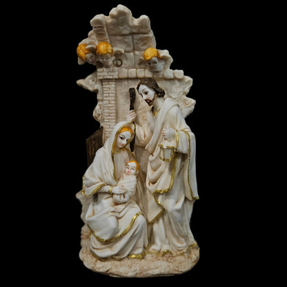 The Christian family with angels Statue Showpiece Figurine