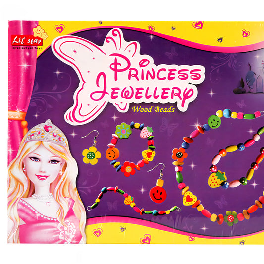 Princess Jewellery- Learn the art of Jewellery Design with wooden beads For Kids | 5+Year
