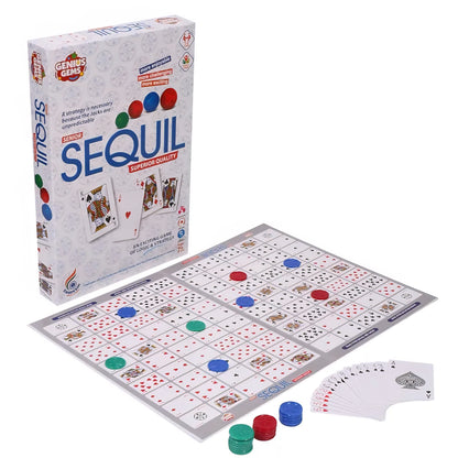 RATNA'S Sequil Game an Exciting Game of Logic & Strategy, Multicolor, Kids