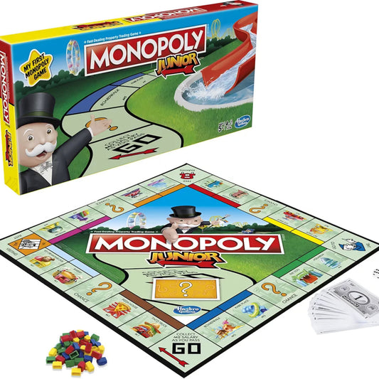 Monopoly Kid's Great Introduction to The Junior Board Game for Ages 5 and Up