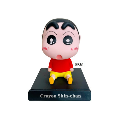 Cute Cartoon Shinchan Bobblehead action Showpiece Figurine