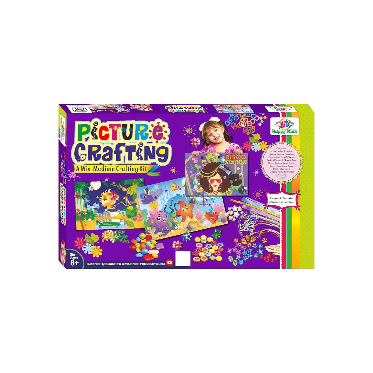 Art Craft Toys Picture Crafting A Mix- Medium Crafting Kit