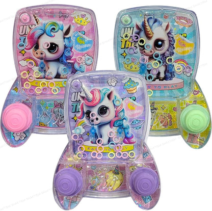 Cartoon characters themed Water Ring Toss Game, Educational Toy for Kids, Problem-Solving Skills Development