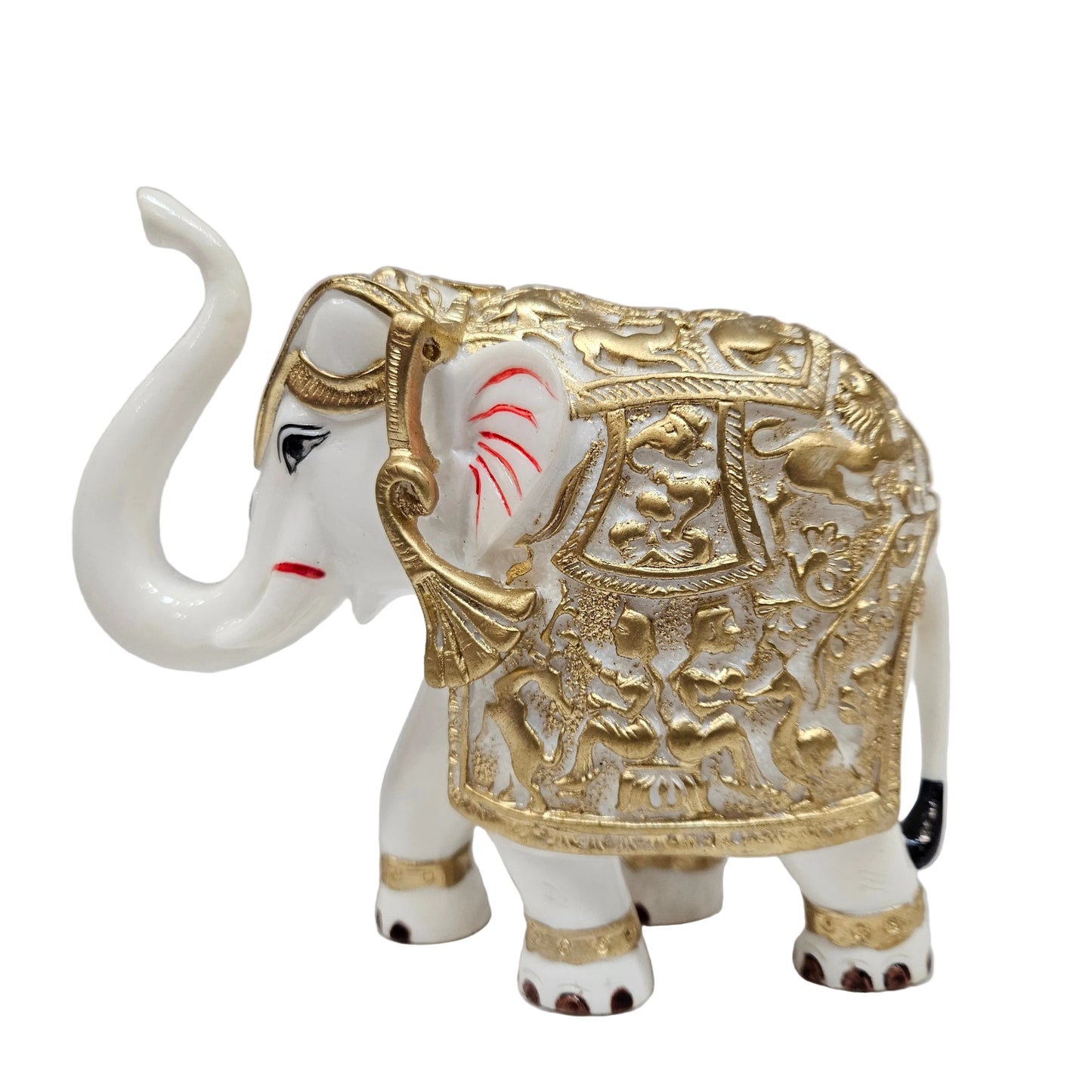 Elephant Idol Showpiece for Vastu, Good Luck, Gifts for House Warming Ceremony and Home Decoration