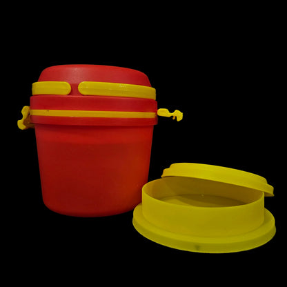 Triple layer lunch box 100% food grade material & easy to carry perfect for Return gifting