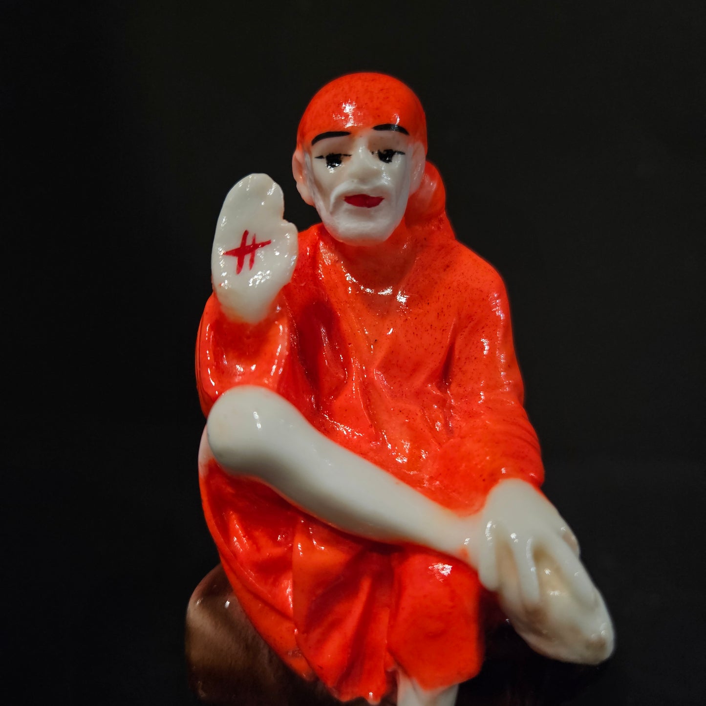 Sai Baba Mini Statue, Mini Sai Baba for Home/Car Decor
