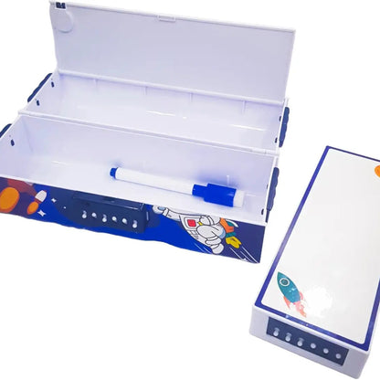 Characters Themed Pencil Box Chest Pencil case statonary Box with Multiple Compartment,with Combination Lock for kids return gifting