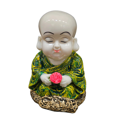 Marble Dust Polyresin small monk's 3pcs set Idol Statue Showpiece Figurine