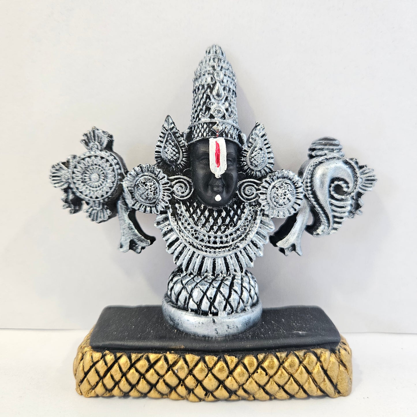 Lord Venkateswara Balaji Idol Antique Matte Finish Murti Tirupati Balaji Statue for Home Mandir, Office & Gifting