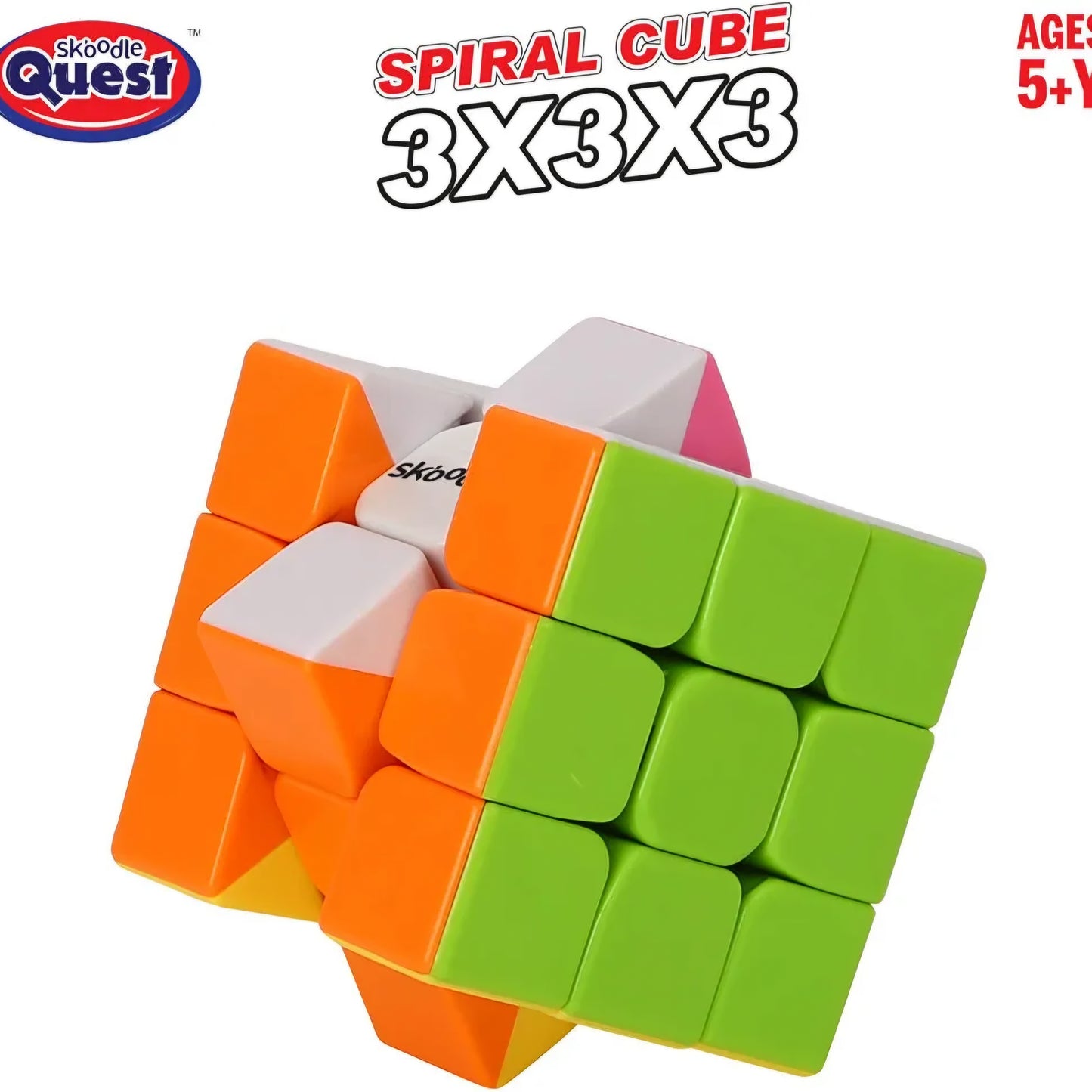 Cube with Transparent Case| Fast & Smooth Speedcube Puzzle | Stress Buster & Brain Teaser for Kids & Adult | Anti-Pop & Durable