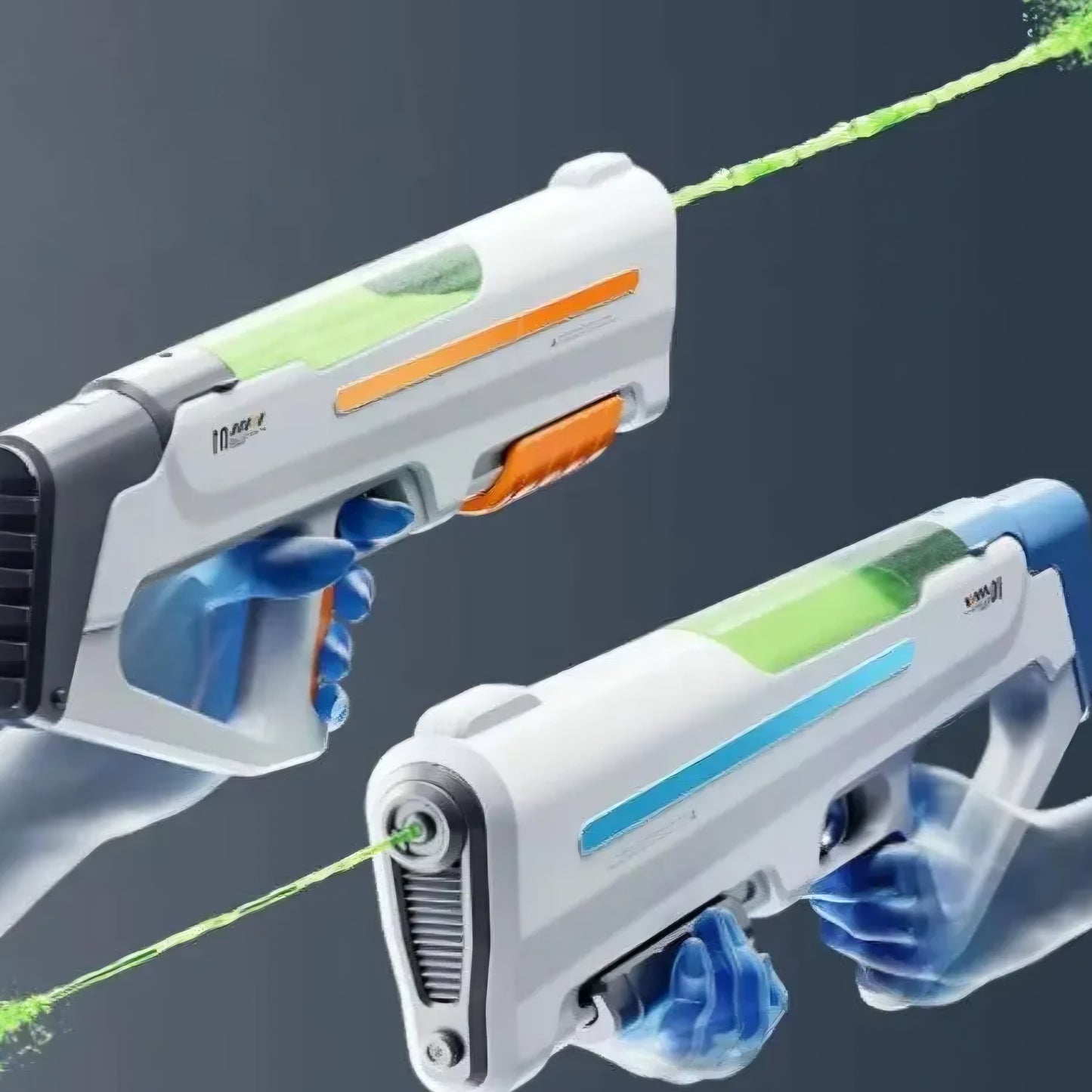 Rechargeabl Electric Water Gun Toy for Kids & Adults Automatic Shooting Water Blaster with Long Range Spray Prefectfor Holi, Summer, Pool Party, Outdoor Fun