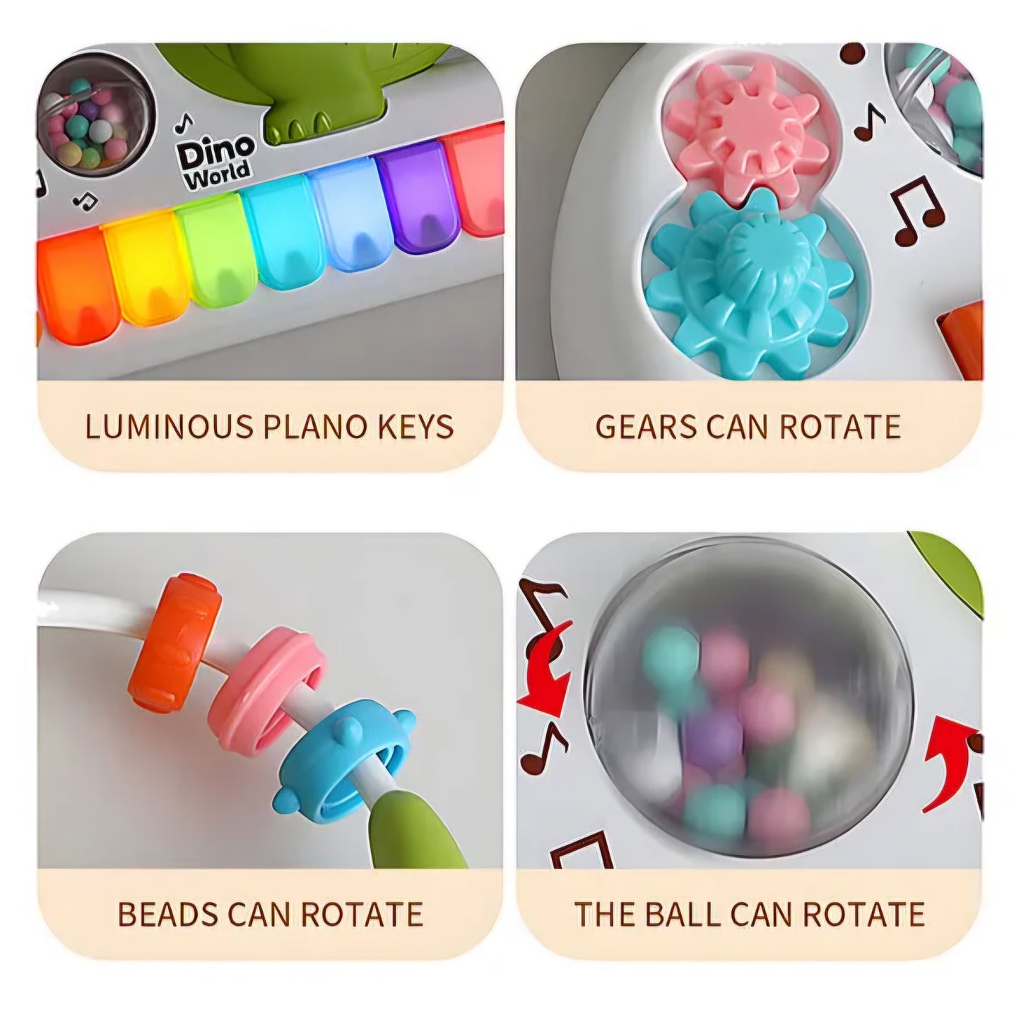 Small Piano Toy for Kids | Musical Toy for Hand-Eye Coordination and Creative Development for 1+ Years