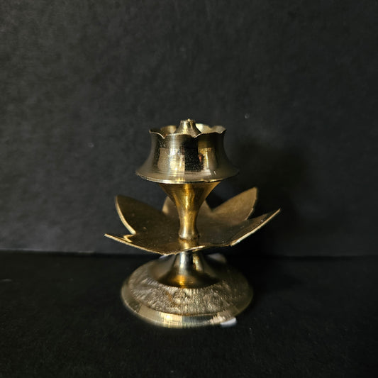 Agarbatti Stand – Lotus-Shaped Brass Incense Holder for Pooja and Home Decor