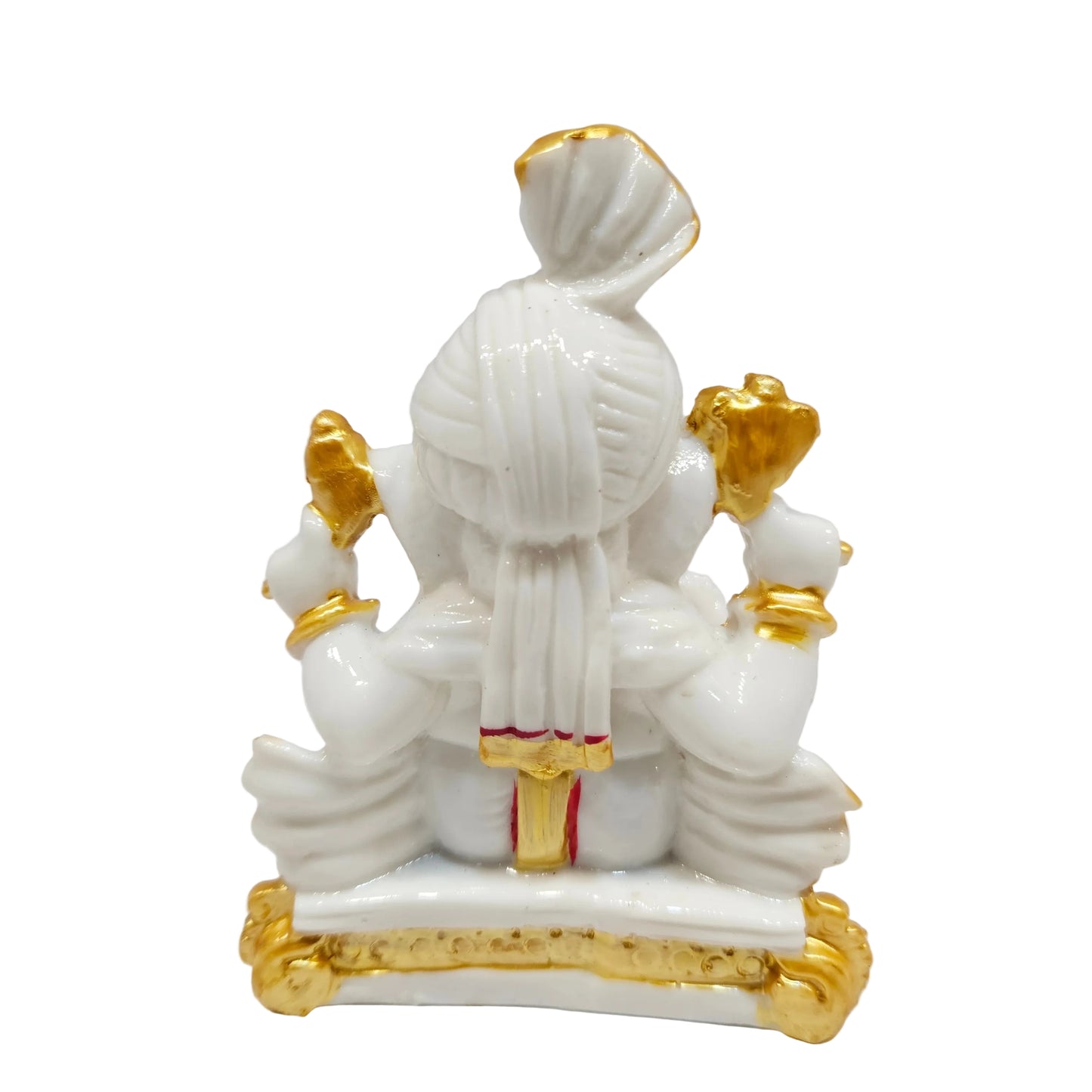 Lord Ganesh Idol | Ganesha Murti | Ganpati Statue for Car Dashboard | Mandir Pooja Murti | Temple Puja | Home Decor | Office Table Showpiece