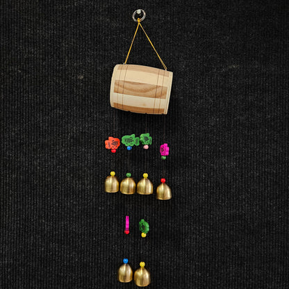 Wooden Barrel Shui Home Positive Energy Good Sound Vastu Windchime