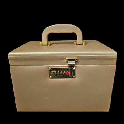 Jewellery Box For Women,Portable Travel Jewellery Organiser Box Small Jewellery Box Organiser For Ring,Earrings & Bracelet with number locking