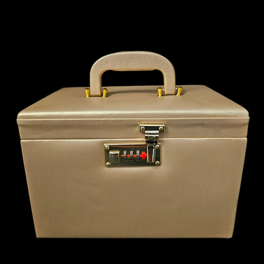 Jewellery Box For Women,Portable Travel Jewellery Organiser Box Small Jewellery Box Organiser For Ring,Earrings & Bracelet with number locking