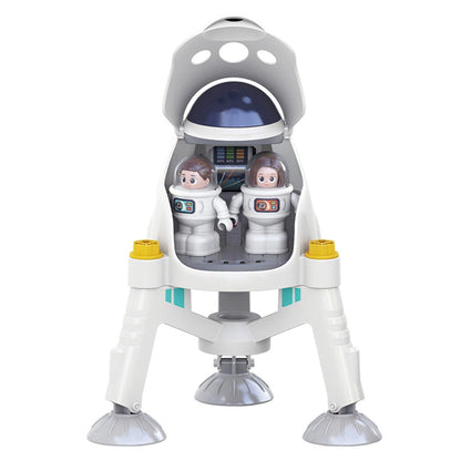 MIUKIDS Stunning Rocket Kit set for to enhance hand-on skills Imagination Realistic Sound & Light Artistic & creativity role-play sets