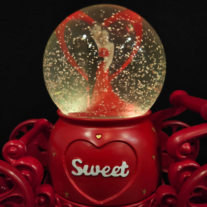 Snow Globe Music Box for Girls, Snow Globes for Girls Color Changing Lights Snowglobe Musical Box for Women Kids Mom Daughter Birthday Christmas Mother's Day Valentine Gifts