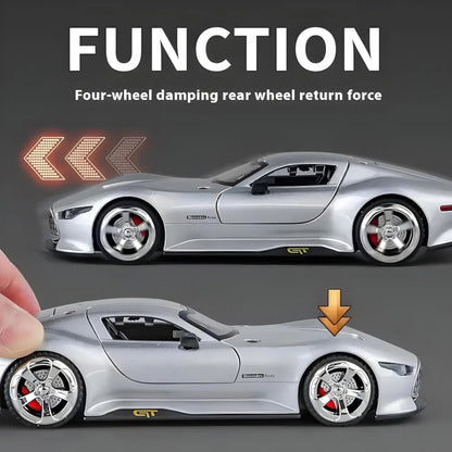 Mercedes-Benz Gran Turismo SUV Car 1:32 Scale Model Car Exclusive Alloy Metal Die-cast Pullback Toy Openable Doors & Light Music Best Gifts Kids