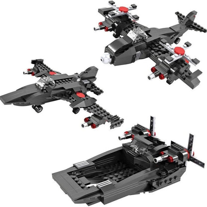 S.W.A.T Special Forces 4in1 Armored vehicles 841pcs building blocks set for kids above 6years