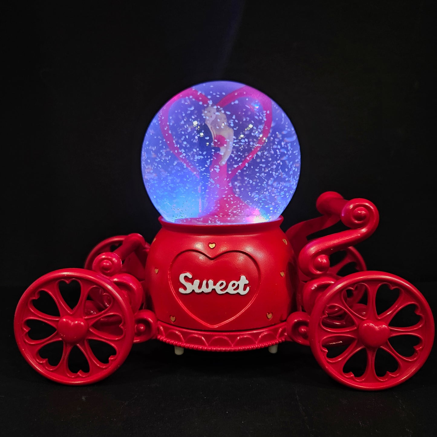 Snow Globe Music Box for Girls, Snow Globes for Girls Color Changing Lights Snowglobe Musical Box for Women Kids Mom Daughter Birthday Christmas Mother's Day Valentine Gifts