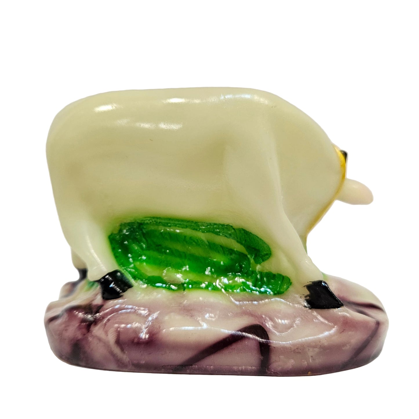 Kamdhenu Cow & Calf Murti Idol to Worship & Gain Prosperity Religious Statuary Decoration Ideal for Home, Office, Gift & Vastu