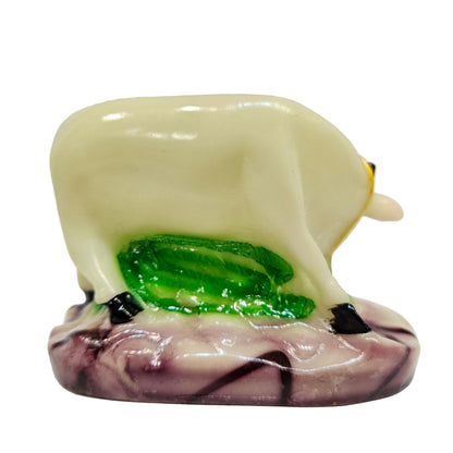Kamdhenu Cow & Calf Murti Idol to Worship & Gain Prosperity Religious Statuary Decoration Ideal for Home, Office, Gift & Vastu