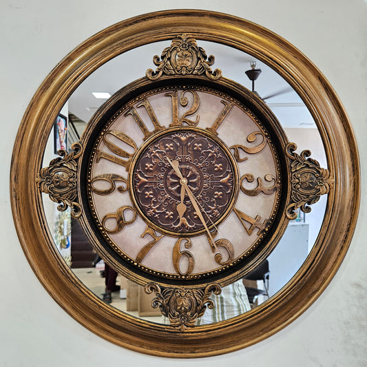 Large Wall Clock, Clocks for Living Room Decor Oversized Wall Decor Farmhouse Vintage Rustic Industrial Big Chic Home Decor Wall Clock for House Bedroom Office, Moving Gears Clock