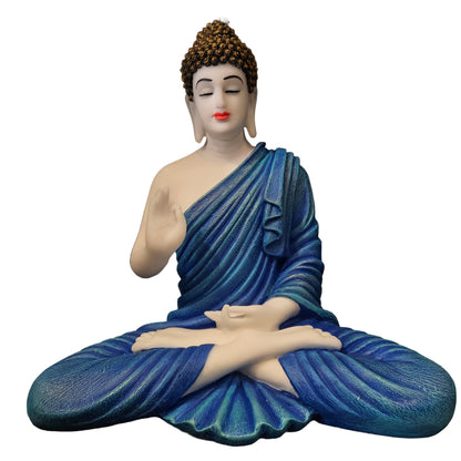 Meditating Blessing Buddha Statue Figurine Decorative for Home & Office