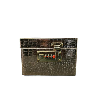 Jewellery Box For Women,Portable Travel Jewellery Organiser Box For Ring,Earrings & Bracelet with number locking
