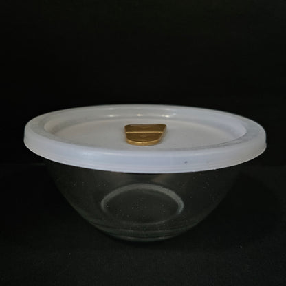 Kanch sweet heart glass storage jar with Lid for multi purpose usage & for Return gifting purpose