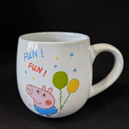 Peppa Pig cartoon character printed Ceramic mug with multiple colours