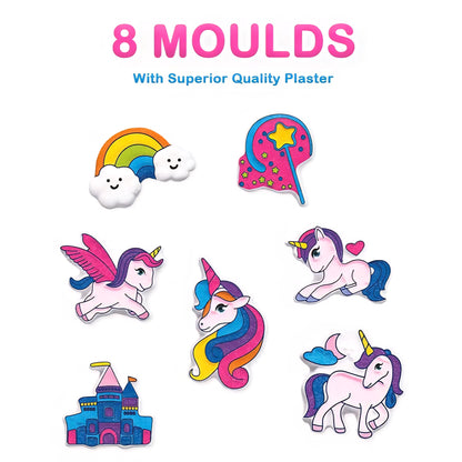 Mould & Paint Junior Uincorn DIY Kit for Making Fridge Magnet for Kids
